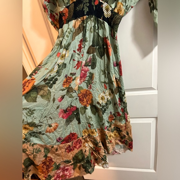 Anthropologie / Farm Rio Marilla midi Dress Sz xs - Picture 4 of 12